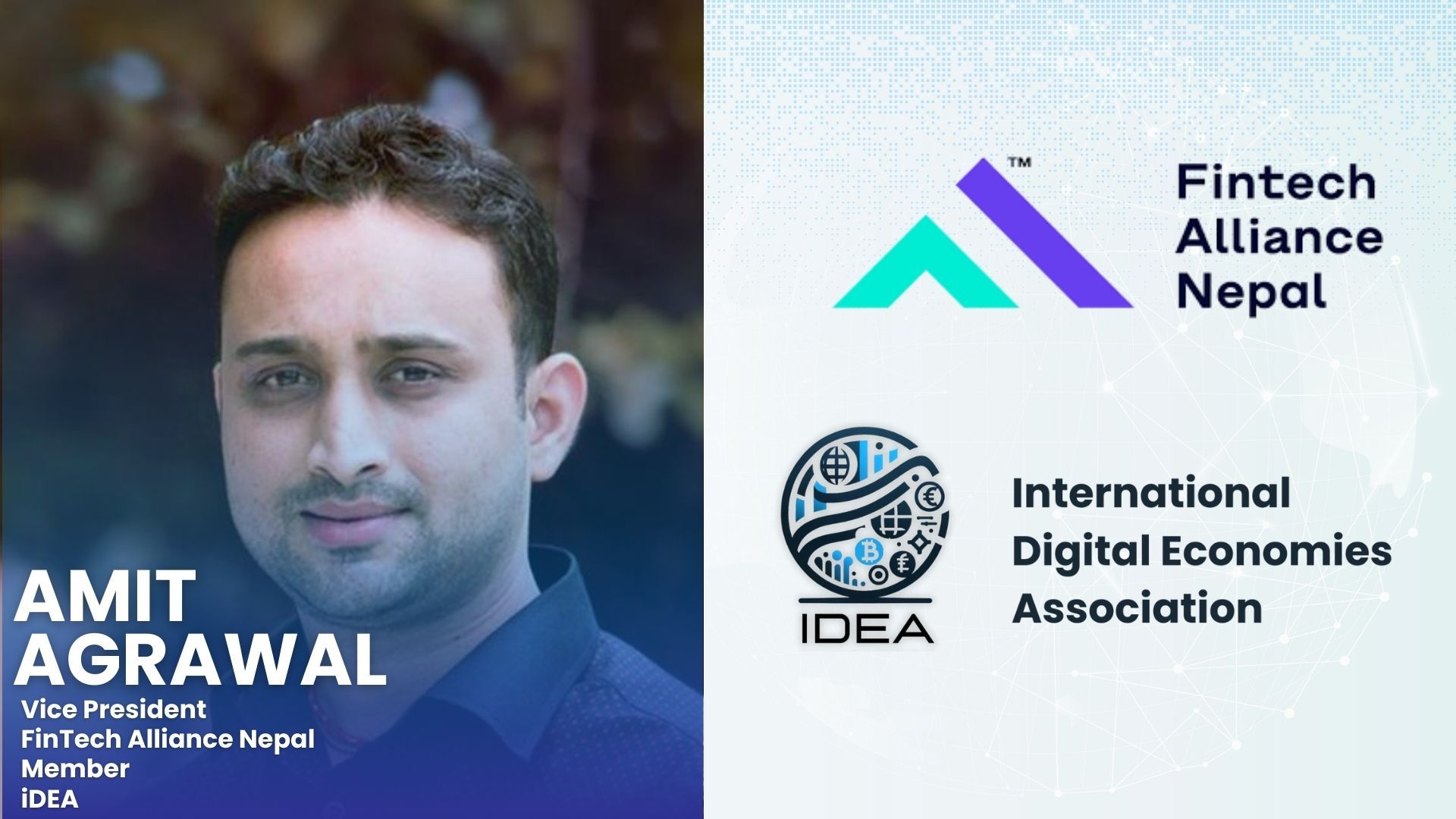 Our Co-Founder recognized by International Digital Economies Association iDEA